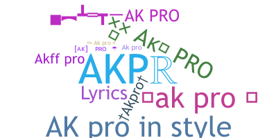 उपनाम - AKPro