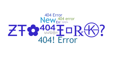 उपनाम - 404error