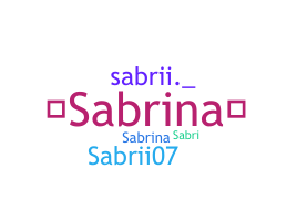 उपनाम - Sabrii