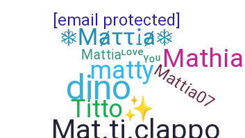 उपनाम - Mattia