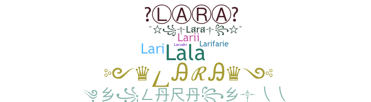 उपनाम - Lara