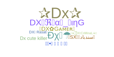 उपनाम - DX