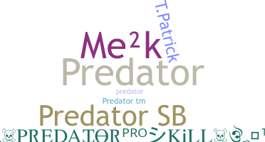 उपनाम - predatorpro