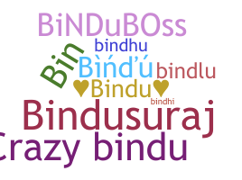 उपनाम - Bindu