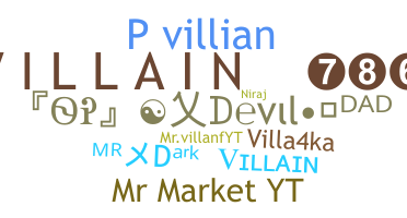 उपनाम - villains