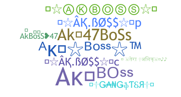 उपनाम - AkBosS