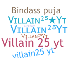 उपनाम - Villain25yt