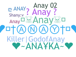 उपनाम - anay