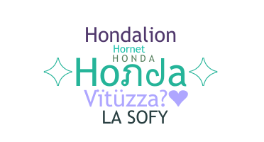उपनाम - Honda