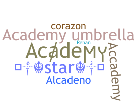 उपनाम - academy