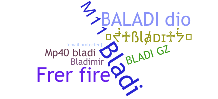उपनाम - bladi
