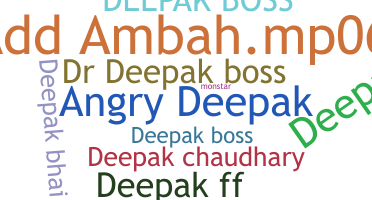 उपनाम - Deepakboss