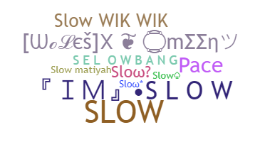 उपनाम - slow