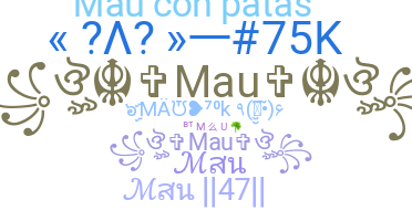उपनाम - Mau