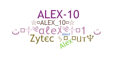 उपनाम - alex1