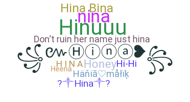 उपनाम - Hina