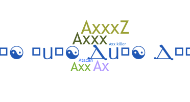 उपनाम - axx
