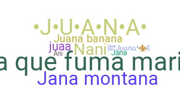 उपनाम - Juana