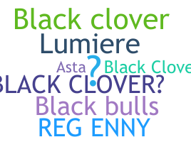 उपनाम - BlackClover