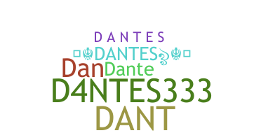 उपनाम - Dantes