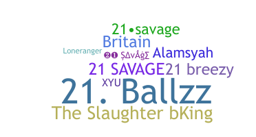 उपनाम - 21Savage
