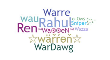 उपनाम - Warren