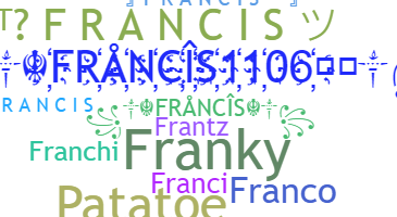 उपनाम - Francis