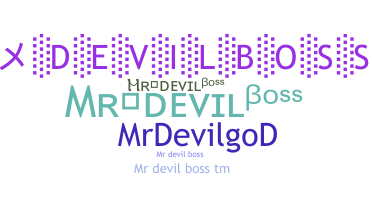 उपनाम - MrDEVILboss