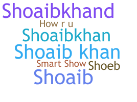 उपनाम - shoaibkhan