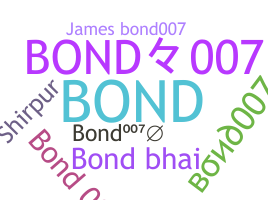 उपनाम - bond007