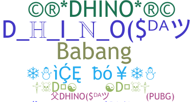 उपनाम - Dhino
