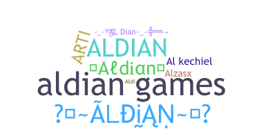 उपनाम - Aldian