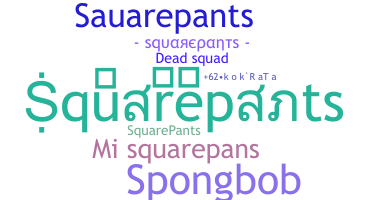 उपनाम - squarepants