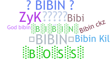 उपनाम - Bibin