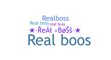 उपनाम - realboss