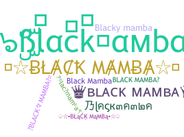 उपनाम - blackmamba