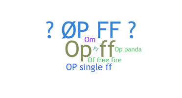 उपनाम - Opff