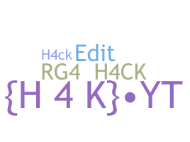 उपनाम - H4CK