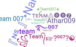 उपनाम - Team007