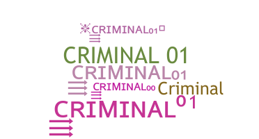 उपनाम - Criminal01