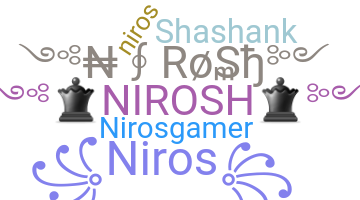 उपनाम - Nirosh