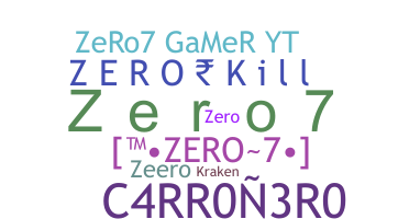 उपनाम - Zero7