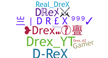 उपनाम - Drex