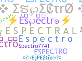 उपनाम - Espectro