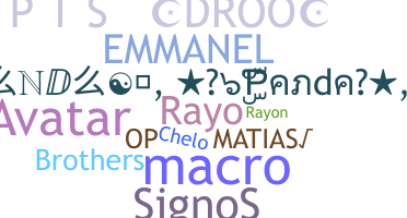 उपनाम - Rayos
