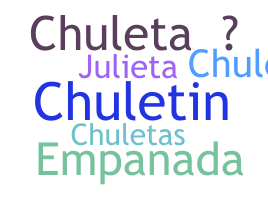 उपनाम - chuleta