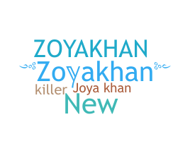उपनाम - Zoyakhan