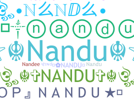 उपनाम - Nandu
