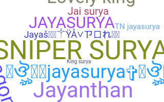 उपनाम - Jayasurya
