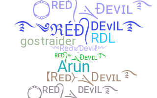 उपनाम - reddevil